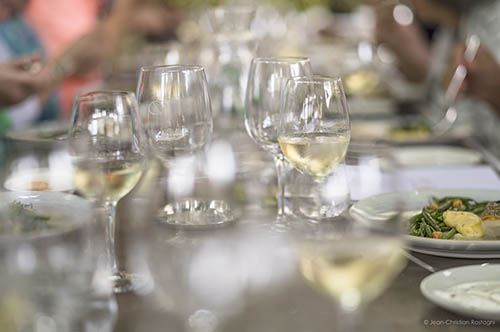 wine dinner table