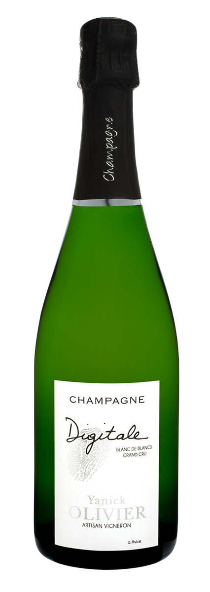 yanick olivier, grand cru, Blanc de blanc, champagne, digitale